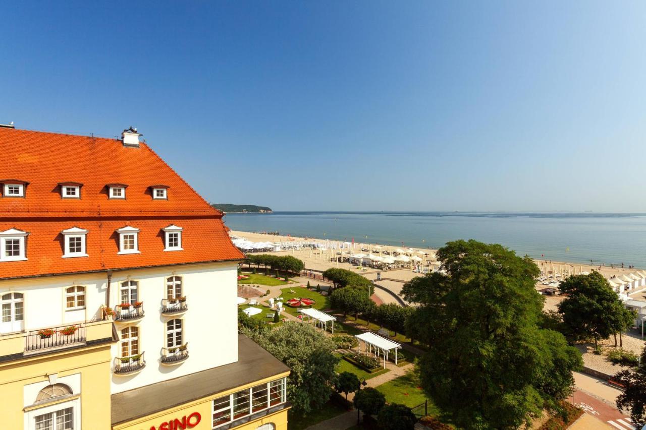 Sheraton Sopot Hotel Kültér fotó View of the Baltic Sea from the hotel